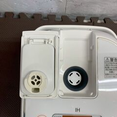 【TOSHIBA】 東芝 IHジャー炊飯器 RC-5XN 2019年製 動作確認済み ホワイト 3合炊き 0.54L 一人暮らし A0438の画像