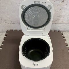 【TOSHIBA】 東芝 IHジャー炊飯器 RC-5XN 2019年製 動作確認済み ホワイト 3合炊き 0.54L 一人暮らし A0438の画像