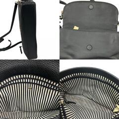 186001 現状品 Kate Spade ケイトスペード Kate spade ショルダーバッグ ブラック レザー レディース [1000023933612]の画像