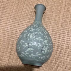 韓国陶窯　金正黙　花器　箱付きの画像