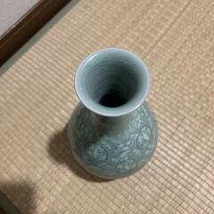 韓国陶窯　金正黙　花器　箱付きの画像