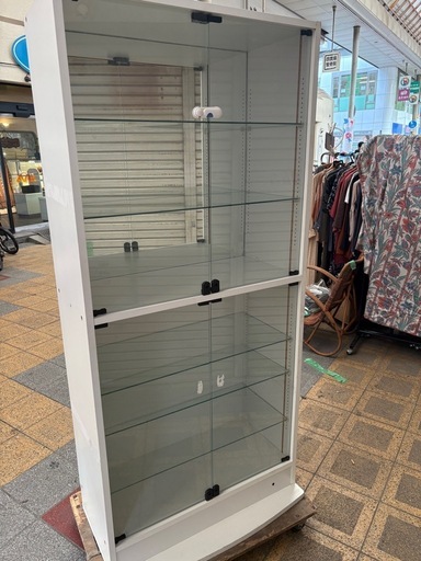 JAJAN コレクションケース　幅83.1cm×奥行38.5cm×高さ180cm ※ボトムステージ取付時　奥行＋10.7cm、高さ+2