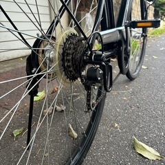 クロスバイク自転車フェルマータ 27インチ 6段変速 オートライトの画像