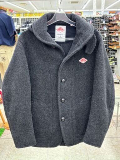 DANTON ウールモッサ・ラウンドカラージャケット JD-8570 サイズ40 中古美品