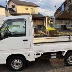 🛻 [ 売り切れ ] スバル サンバートラック 4WD エアコン/パワステ 車検2027年9月までの画像