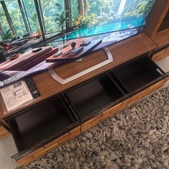 ニトリ　テレビボード3点セット　ブロリックの画像