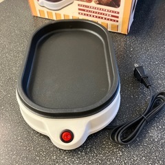 M2509-245 ミニグリルプレート HMP-10 ミニホットプレート 中古美品 保管汚れ有りの画像