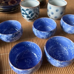 湯呑み、茶葉セットの画像