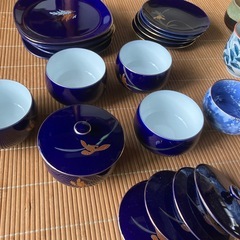湯呑み、茶葉セットの画像