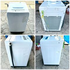 【❗️✨一人暮らしに最適✨❗️】TOSHIBA 東芝 全自動洗濯機 AW-45M9 4.5kg 2021年製✨清掃・動作確認済❗️の画像