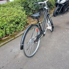 リサイクルショップどりーむ天保山店　No.461　自転車　26インチ　シティサイクル　カゴ付き🎵　ブレーキワイヤー交換済み🎵の画像