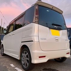 Bluetoothナビ付き☆月々9千円〜分割払い可❗️ 車検2年付き！【名義変更代込み】大人気☆日産 ルークスハイウェイスター☆Bluetoothナビ付き☆走行中DVD見れます☆ETC付き☆電動スライドドア☆ドラレコ付き☆スマートキー☆フルオートエアコン☆純正アルミ！事故修復歴無し☆そのまま乗って帰れます❗️の画像