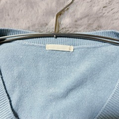 Lサイズ 水色 ニットセーター の画像