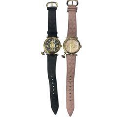 186000 現状品 Vivienne Westwood ヴィヴィアンウエストウッド Vivienne Westwood 腕時計（クォーツ） VV006BKGD・VV006PKPK  ブラック レディース ２点まとめ売り [0000000000261]の画像
