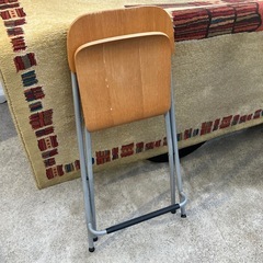 【座面高63cm】IKEA/イケア 折りたたみ式チェア　カウンターチェア　椅子　イス　ハイチェア　バーチェア　FRANKLIN バースツール　ナチュラル　インテリア　オシャレ家具　お洒落の画像