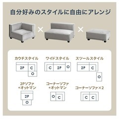 2人掛けカウチソファ‼️の画像
