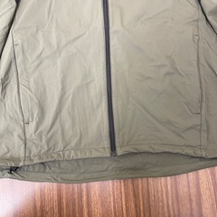 THE NORTH FACE ザノースフェイス エニータイムウィンドフーディ NP72070 オリーブ×ブラック パーカー 薄手 軽量 L ナイロン100% アウトドア カジュアル ウィンドブレーカー フード付きの画像