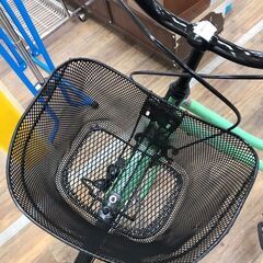 【ジャングルジャングル広陵店】自転車　ママチャリ　緑　26インチの画像