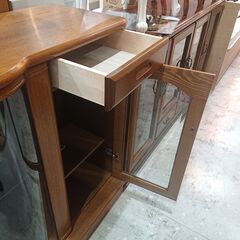 クラフトコガ　サイドボード　メディア　食器棚　レトロ　アンティーク　【モノ市場東海店】 131の画像
