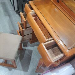 フランスミラー　ドレッサー　鏡台　椅子付き　ロビン　【モノ市場東海店】 131の画像
