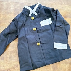 【新品未使用】ハロウィン 衣装 子ども用 和風 コスチューム 蝶モチーフ 110の画像