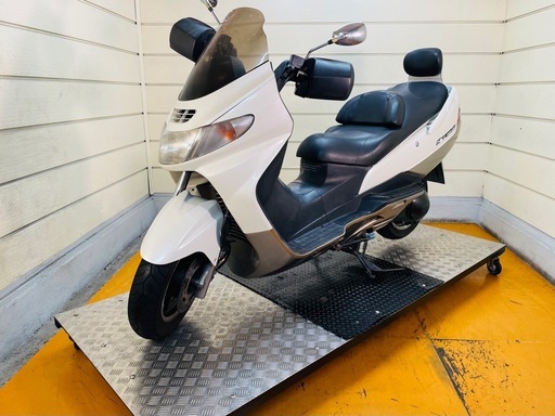 32351km ★始動動画あり★ スカイウェイブ CJ42A ビッグスクーター