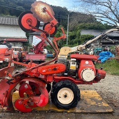 シバウラ マルチ管理機 マルチャー仕様  8馬力 畝立 マルチ ビニール ロータリー 成型機 丸畝　芋　甘藷　タバコ　ビニール張り　宮崎　簡易始動動画あ り シバウラ マルチ管理機 マルチャー仕様 8馬力 畝立 マルチ ビニール