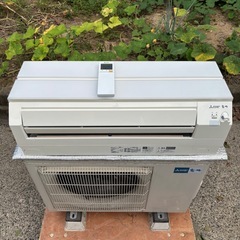 【⭐️全額返金保証⭐️クリニック済】　三菱電機　5.6kW ルームエアコン　霧ヶ峰 Sシリーズ パウダースノウ [おもに18畳用 /200V]の画像