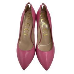 186005 GUCCI グッチ パンプス 645390  38 25 ピンク [0000000000273]の画像