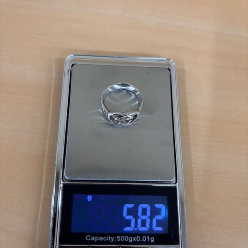 GUCCI グッチ リング アクセサリー インターロッキング リング GG ダブルG ユニセックス 925 17 箱あり 5.8g