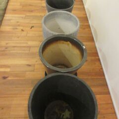 植木鉢　大きめ 5点セット①の画像