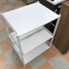 【ジャングルジャングル石川金沢店】  ラック ホワイト W59×D45×H82 クリーニング済み												の画像