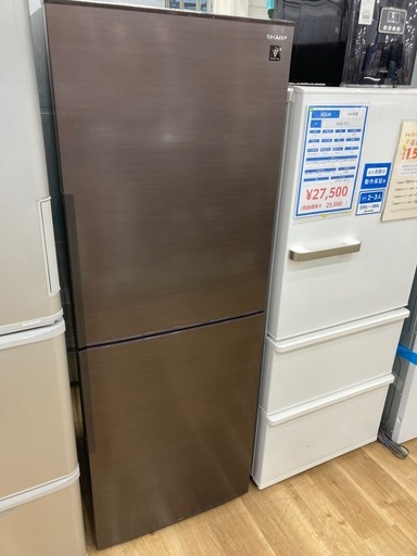 【トレファク高槻店】安心の6ヶ月間保証！取りに来られる方限定！SHARP(シャープ)の2ドア冷蔵庫のご紹介です！