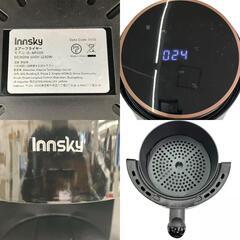 186001 現状品 Innsky インスキー 箱あり⭐︎AIR FRYER エアーフライヤー IS-AF005 ブラック [250902HM070123]の画像