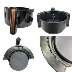 186001 現状品 Innsky インスキー 箱あり⭐︎AIR FRYER エアーフライヤー IS-AF005 ブラック [250902HM070123]の画像