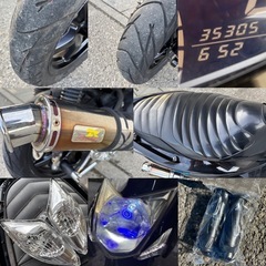 ⭐️3型.シグナスX125SRカスタム⭐️バッテリー・プラグ・グリップなど新品交換⭐️125cc原付二種スクーター⭐️の画像