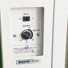 動作良好です　 SANYO　冷蔵ショーケース SMR-V1241NA　内容量220L　電源100v　H800 W1200 ■C-1524の画像