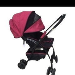 西松屋ベビーカーピンクの画像