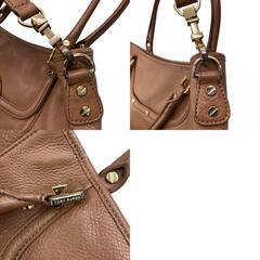 186005 現状品 Tory Burch トリーバーチ TORY BURCH ハンドバッグ　ショルダーバッグ　2WAY ブラウン レザー レディース [0000000000297]の画像