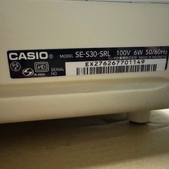CASIO/電子レジスター/SE-S30/ジャンク の画像