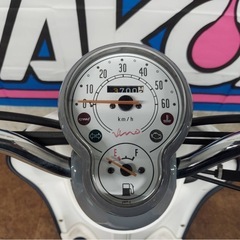 🉐ワンオーナー！　ヤマハ　ビーノ　セル1発　人気実働車　距離浅「3700k」　4スト　FI車　原付　バイク　京都　　　の画像