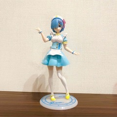 箱無し フィギュア リゼロ ナースメイド姿 ラム レム 2点セットの画像
