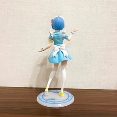 箱無し フィギュア リゼロ ナースメイド姿 ラム レム 2点セットの画像