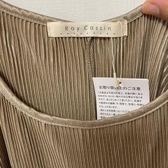 【新品未使用】レイカズン　リブワンピース　フリーサイズの画像