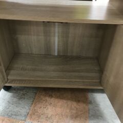 【ジャングルジャングル石川金沢店】  折りたたみﾃｰﾌﾞﾙ付き 棚 木目調 W90×D65×H73 クリーニング済み												の画像
