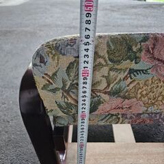 正座椅子　らくらく正座椅子　高さ調整あります　ヒビあります　ek-646gedの画像