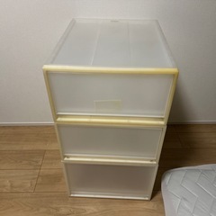 無印良品　 引き出し収納ボックス 　3個の画像