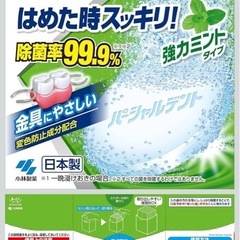 【開封済】パーシャルデント　部分入れ歯用洗浄剤　102錠の画像