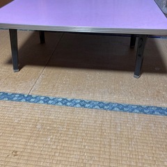 9/22まで　テーブル　合板　欅　ちゃぶ台　レトロ　アンティーク　 合板のもの一点、木材のもの一点の画像
