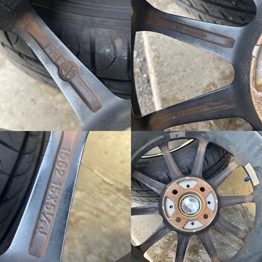 2025年製中古185/60R15アルミセット